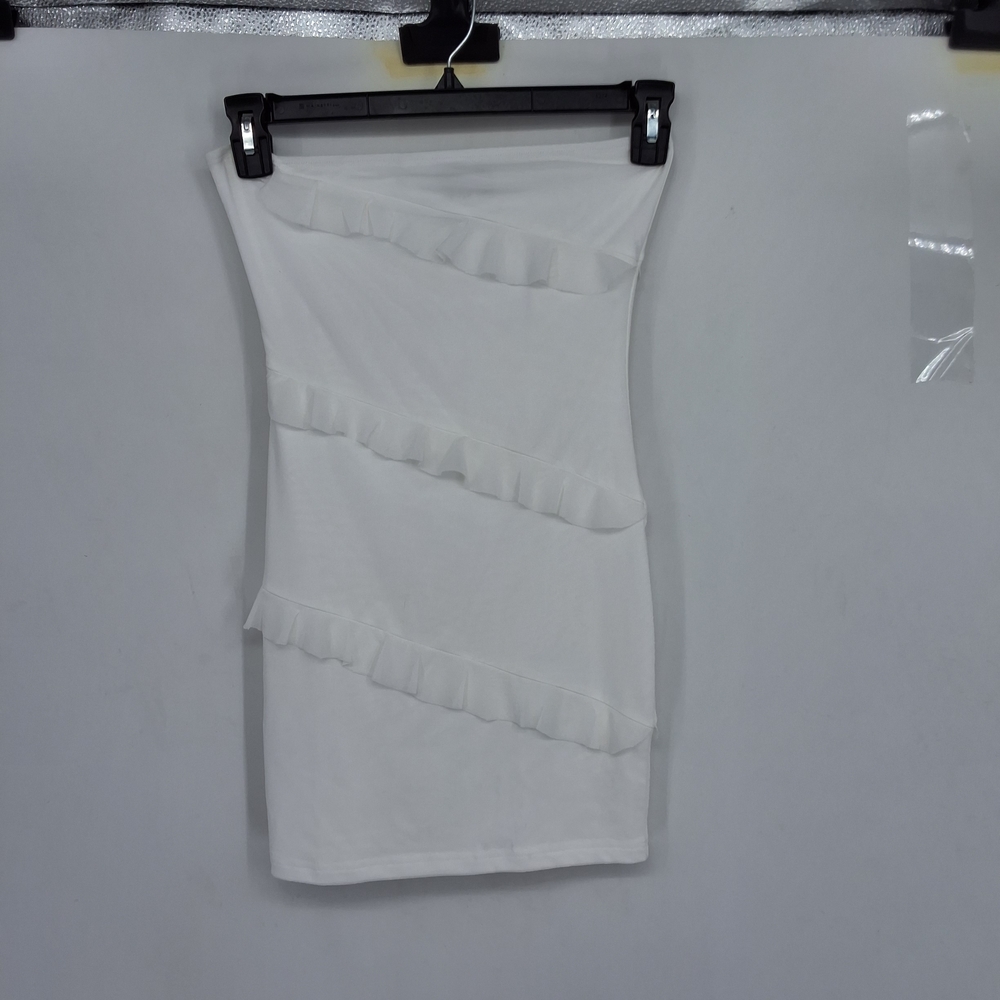Princess Polly White Ruffle Mini Skirt